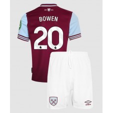 West Ham United Jarrod Bowen #20 Hemmaställ Barn 2024-25 Korta ärmar (+ Korta byxor)